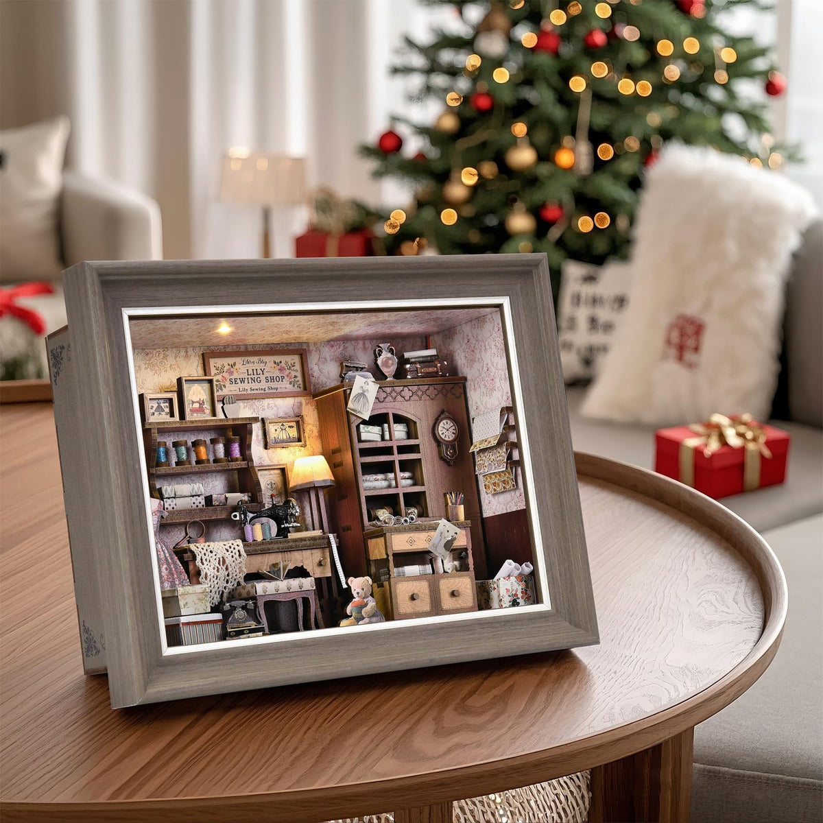 DROICC Book Nook Kit wall-mount frame offers versatile placement
