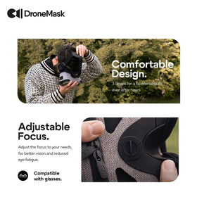 DroneMask 2 HDMI goggles unlock immersive cinema and gaming on your smartphone.