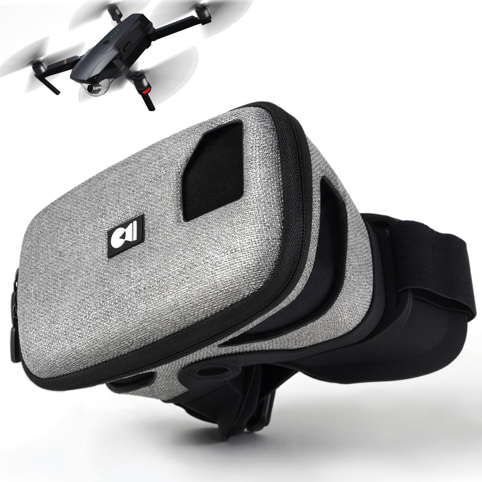 DroneMask 2 unibody lens close-up for ultra-clear FPV viewing on the go.