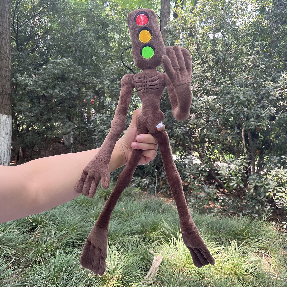 Dr.STONE Siren Head traffic light head plush as a unique decor piece.