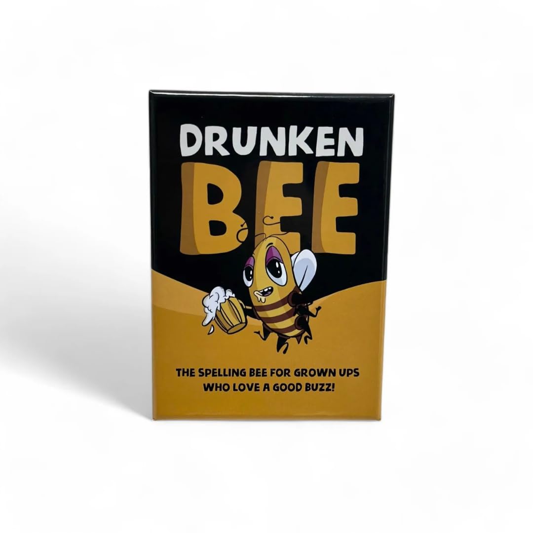 Drunken Bee party night setup at table with friends and drinks.