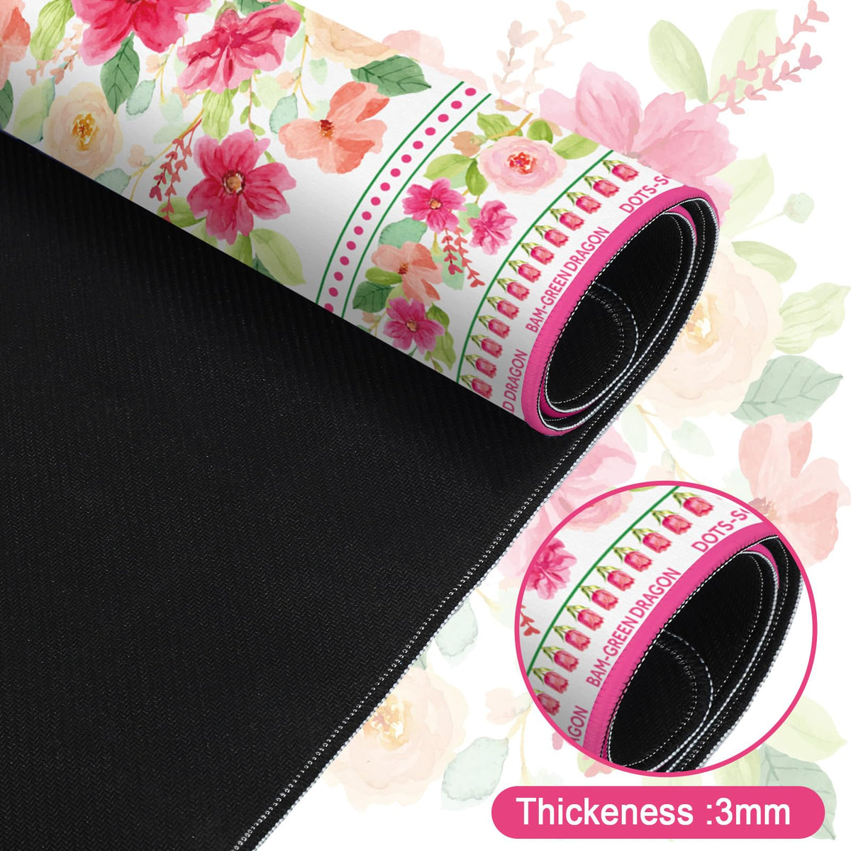Drydiet Floral Mahjong Mat 31 5 X 31 5 In Velvet Surface Non Slip drydiet-floral-mahjong-mat-31-5-x-31-5-in-velvet-surface-non-slip