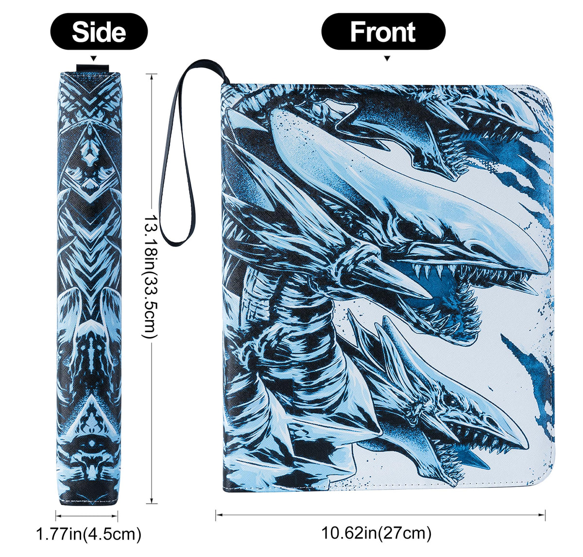 DRZERUI supports up to 720 cards with 18-pocket sheets.