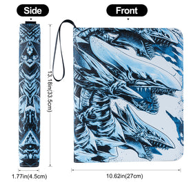 DRZERUI supports up to 720 cards with 18-pocket sheets.