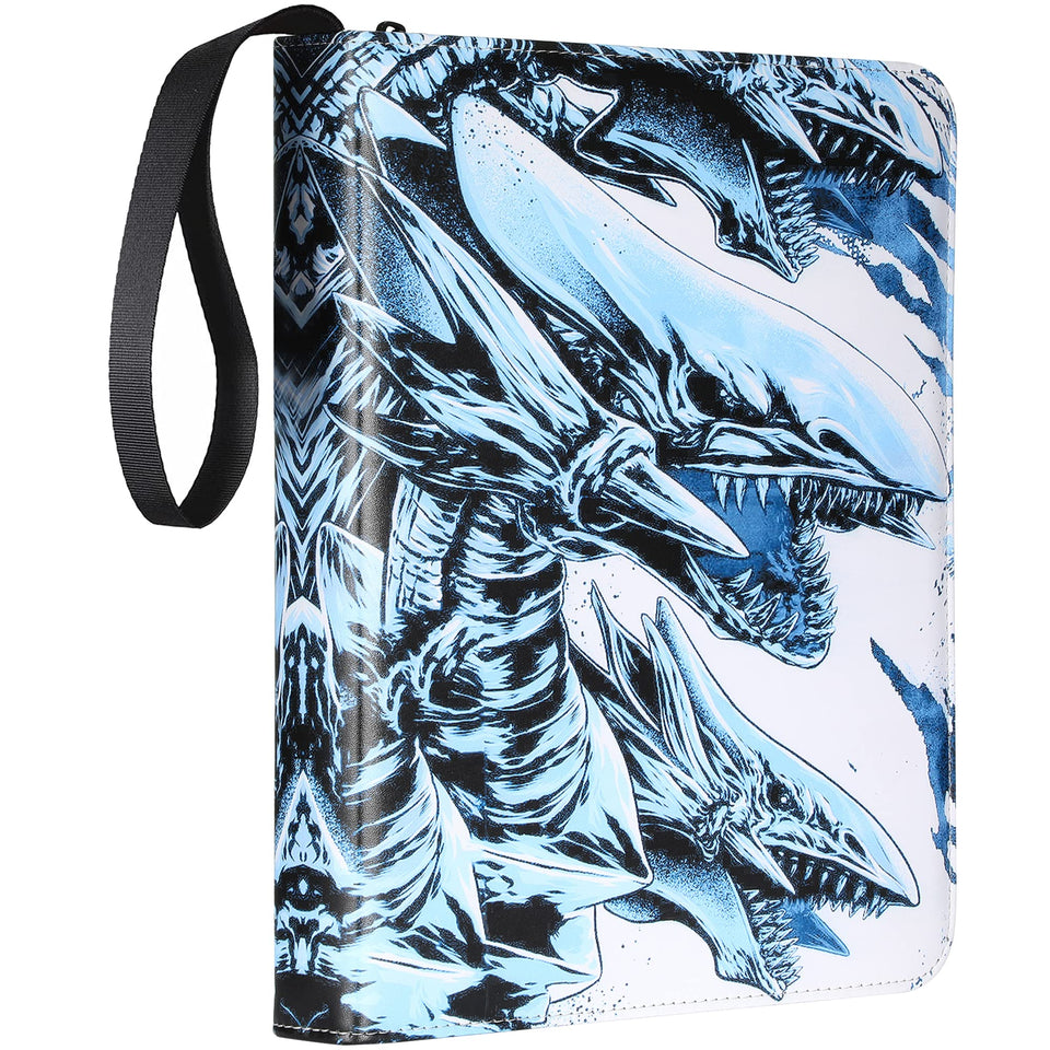 DRZERUI card binder with 720-capacity YuGiOh storage.