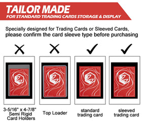 DRZERUI Lorcana binder rigid back cover adds protection during transport