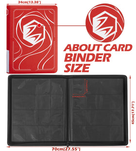 DRZERUI Lorcana binder side-loading pockets hold cards firmly in place