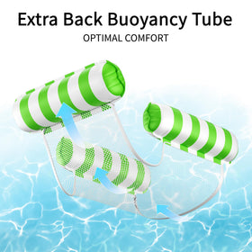Dseezbyby floating chair offers comfortable, stable support for pool, beach, or lake days.