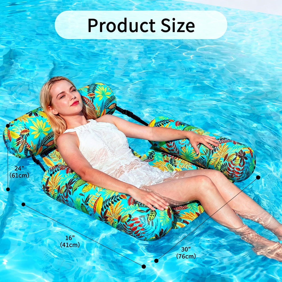 Dseezbyby pool noodle chair provides buoyant, flexible lounging options.