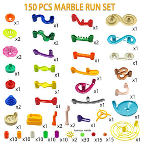 DSHMIXIA marble run storage bag provides convenient organization after playtime