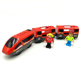 DSHMIXIA wooden track carriages with magnetic connections
