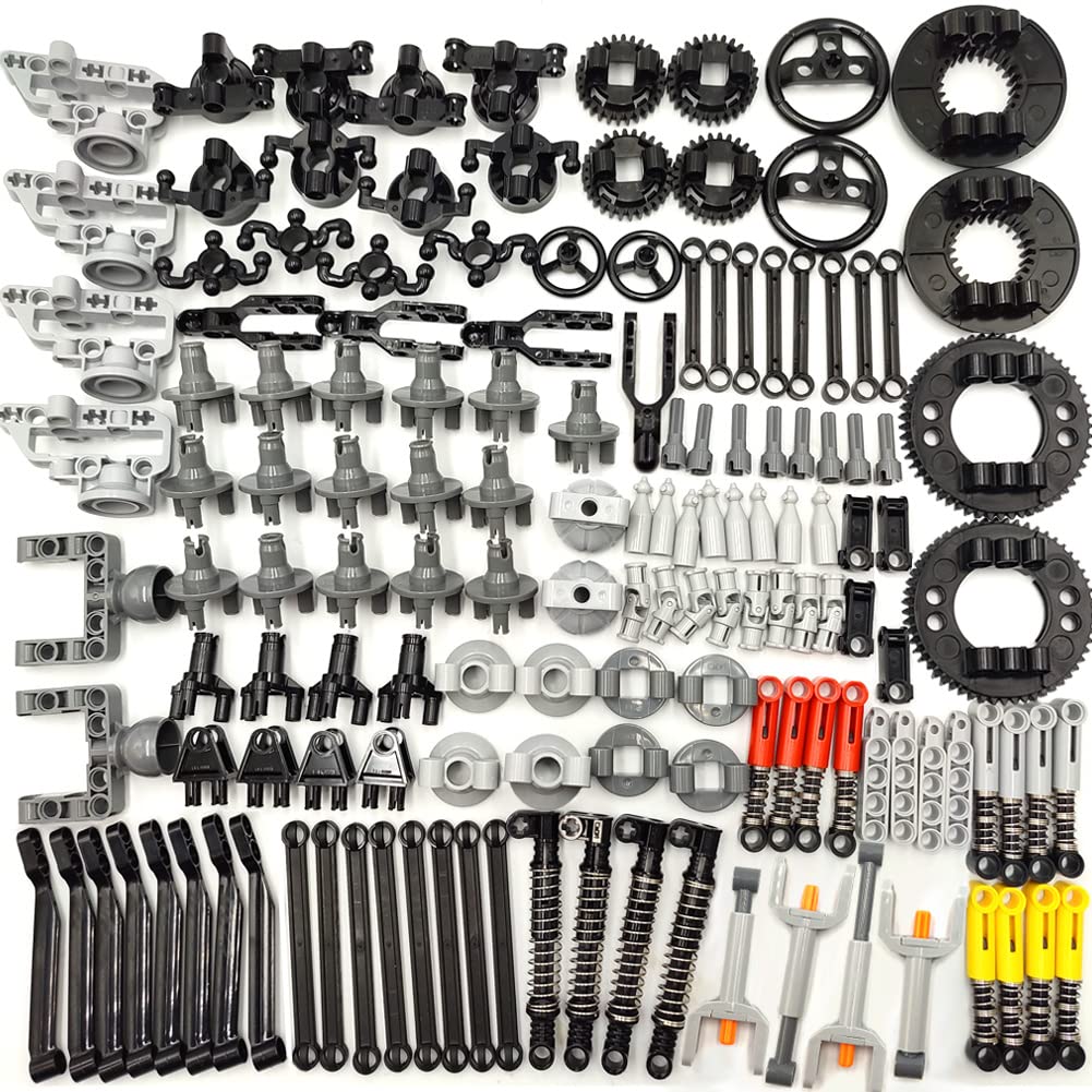 dspitwod MOC technical wheels set for versatile robotics and car model builds.