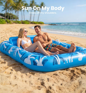 Dsquu detachable pillow and cushioned base support comfy lounging.