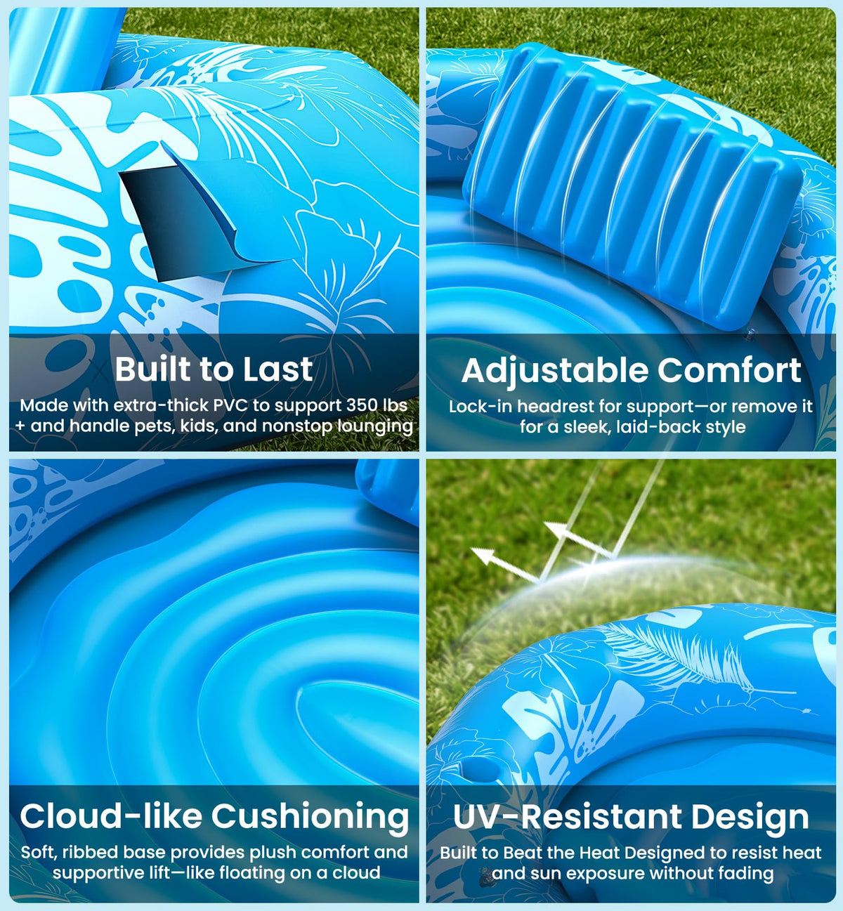 Dsquu water-base option adds extra chill for a cooler float experience.