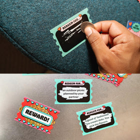 DSS Games Date Night scratch-off rewards reveal surprise prizes after wins.