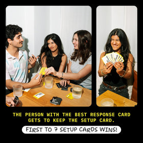 DSS Games I Hate My Friends judge selecting the best roast for bragging rights.