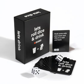 DSS Games Lets Roll Dice & Drink in action with a big group of friends.