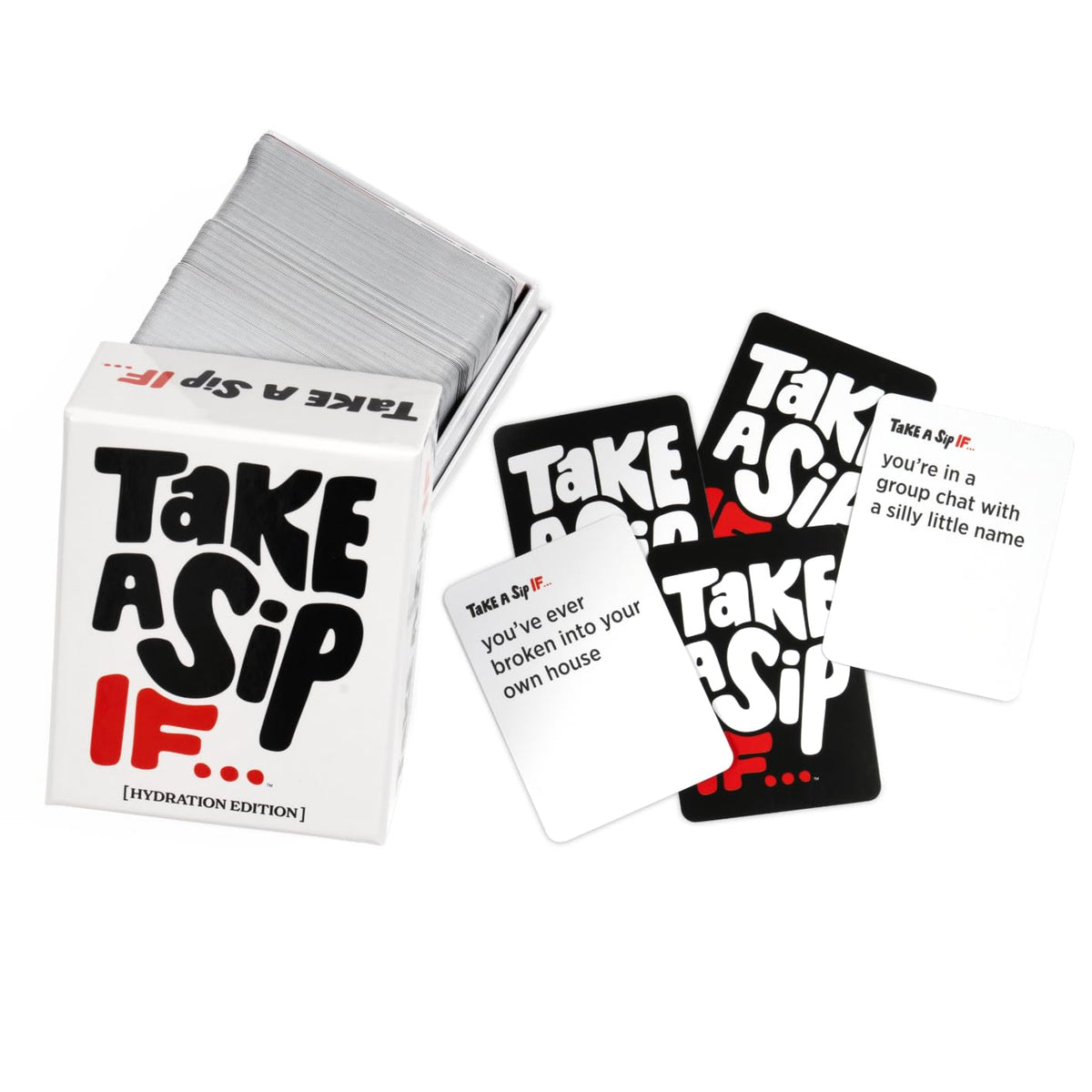 DSS Games Take A Sip If… card prompts spread to spark conversations and laughs