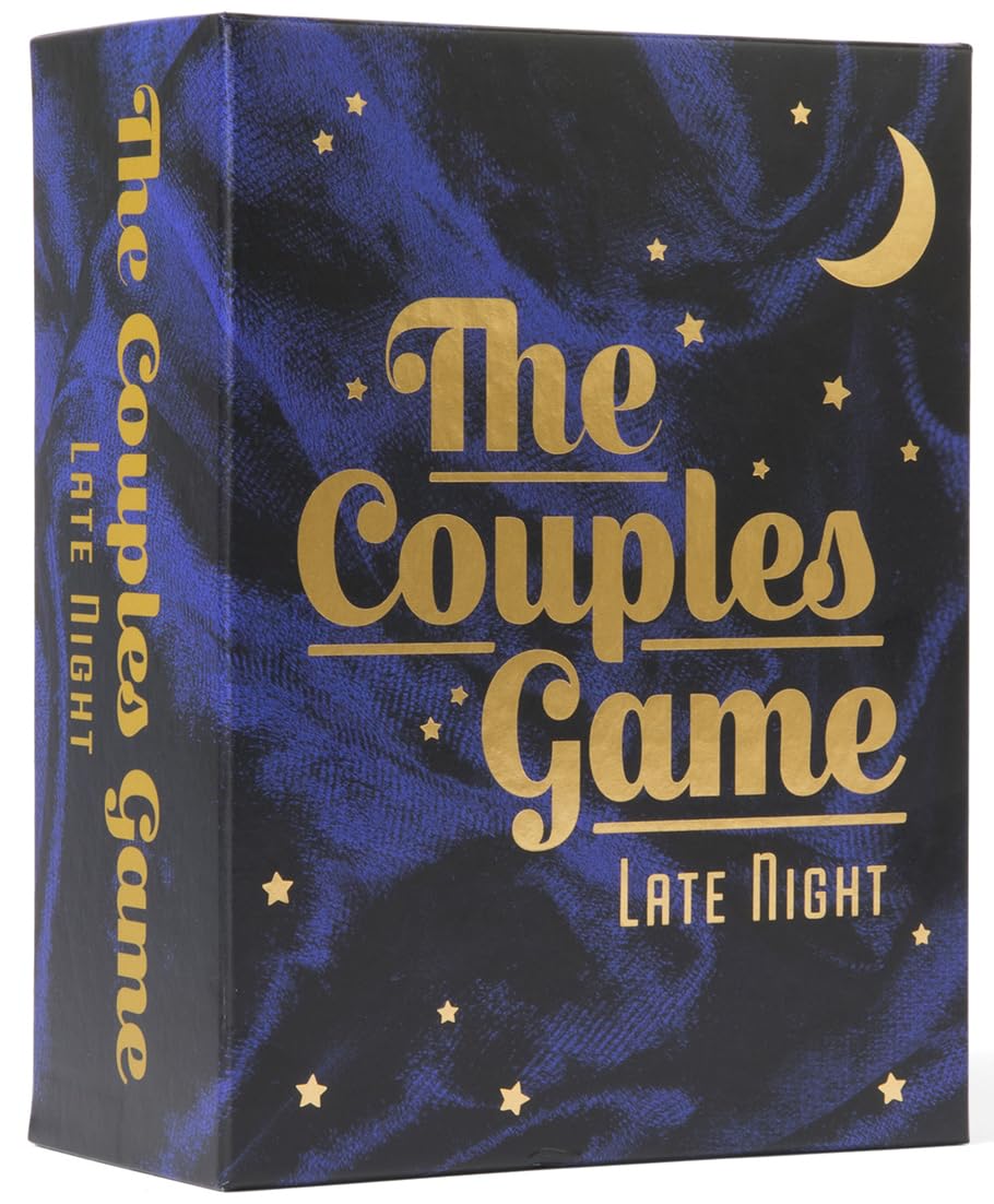 DSS Games The Couples Game Late Night box displayed on a table, perfect for date night conversations.