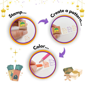 DSTAMPSS Ramadan Kareem stamp for authentic greeting tags