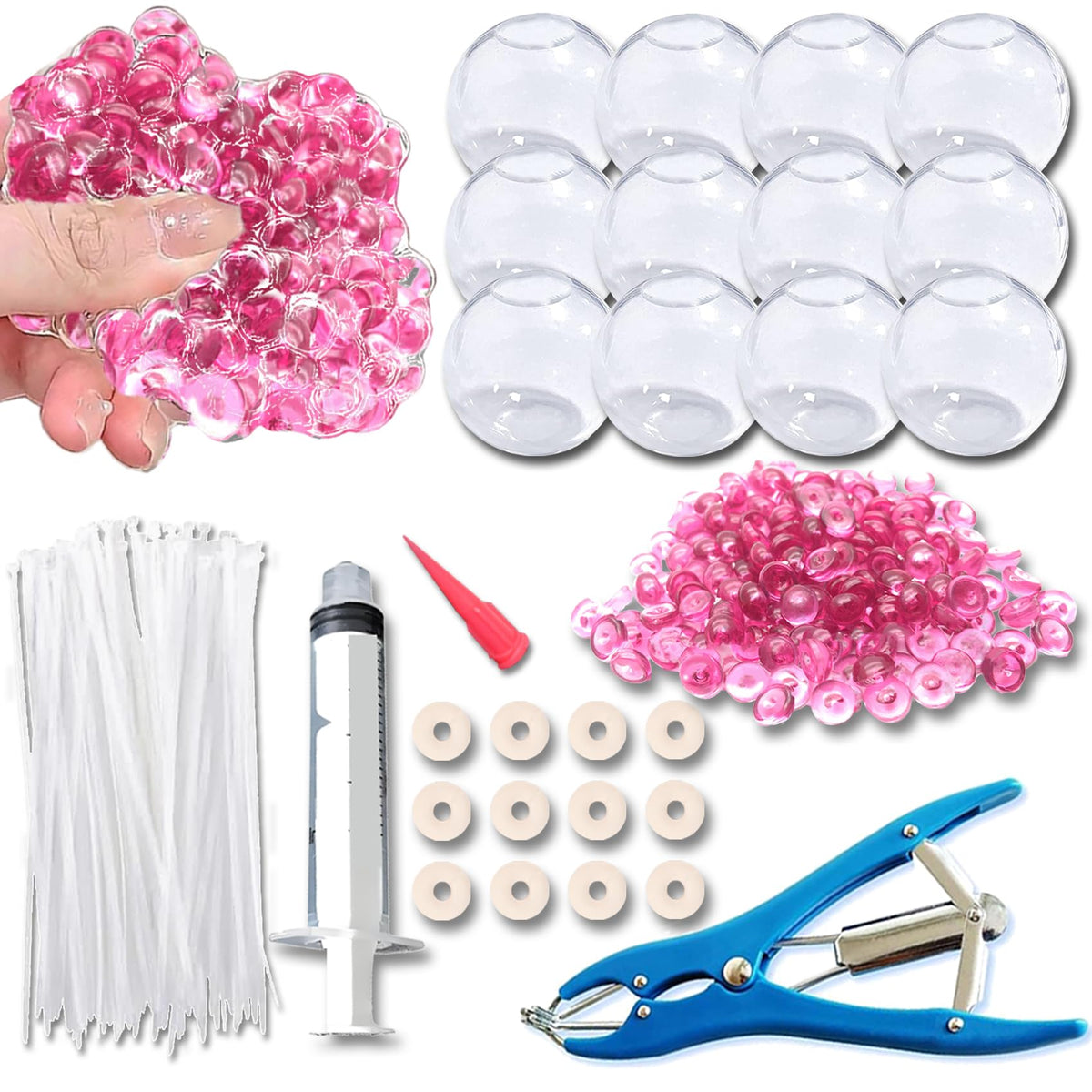 Dsyrvd stress ball kit cover illustrates a complete set for creative, tactile relaxation.