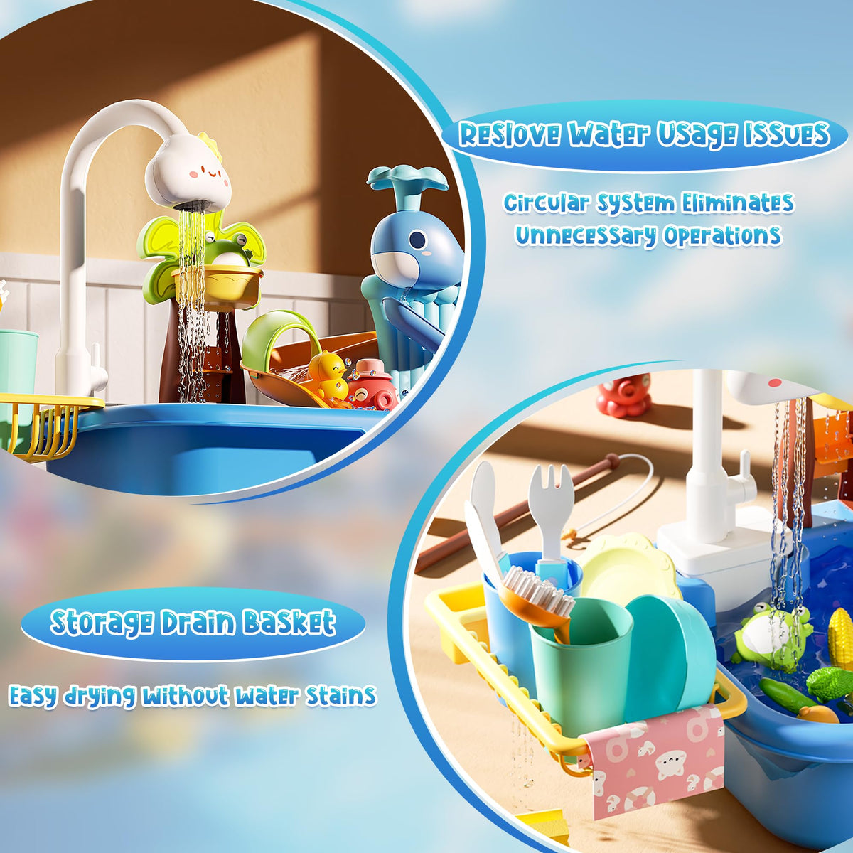 Dtadvlo rich accessories featuring vegetables and cutlery for imaginative kitchen play