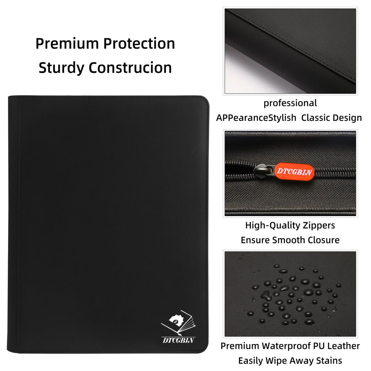 DTCGBIN PU leather cover is durable and water resistant for daily use