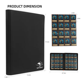 DTCGBIN zipper-secured album protects cards during transport