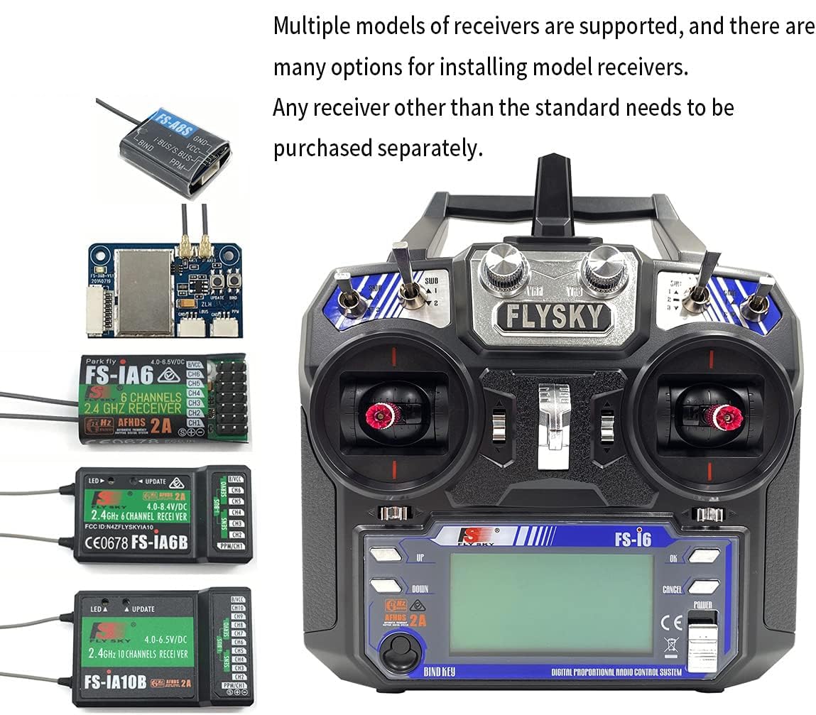 Model programming on FS-i6 with multiple profiles and aux setup