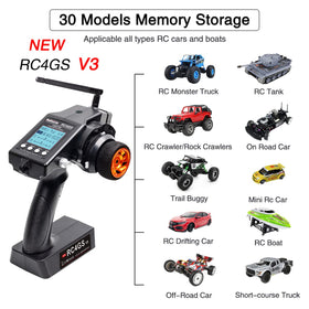 DTXMX RC4GS V3 dial switches enable quick channel customization for various models