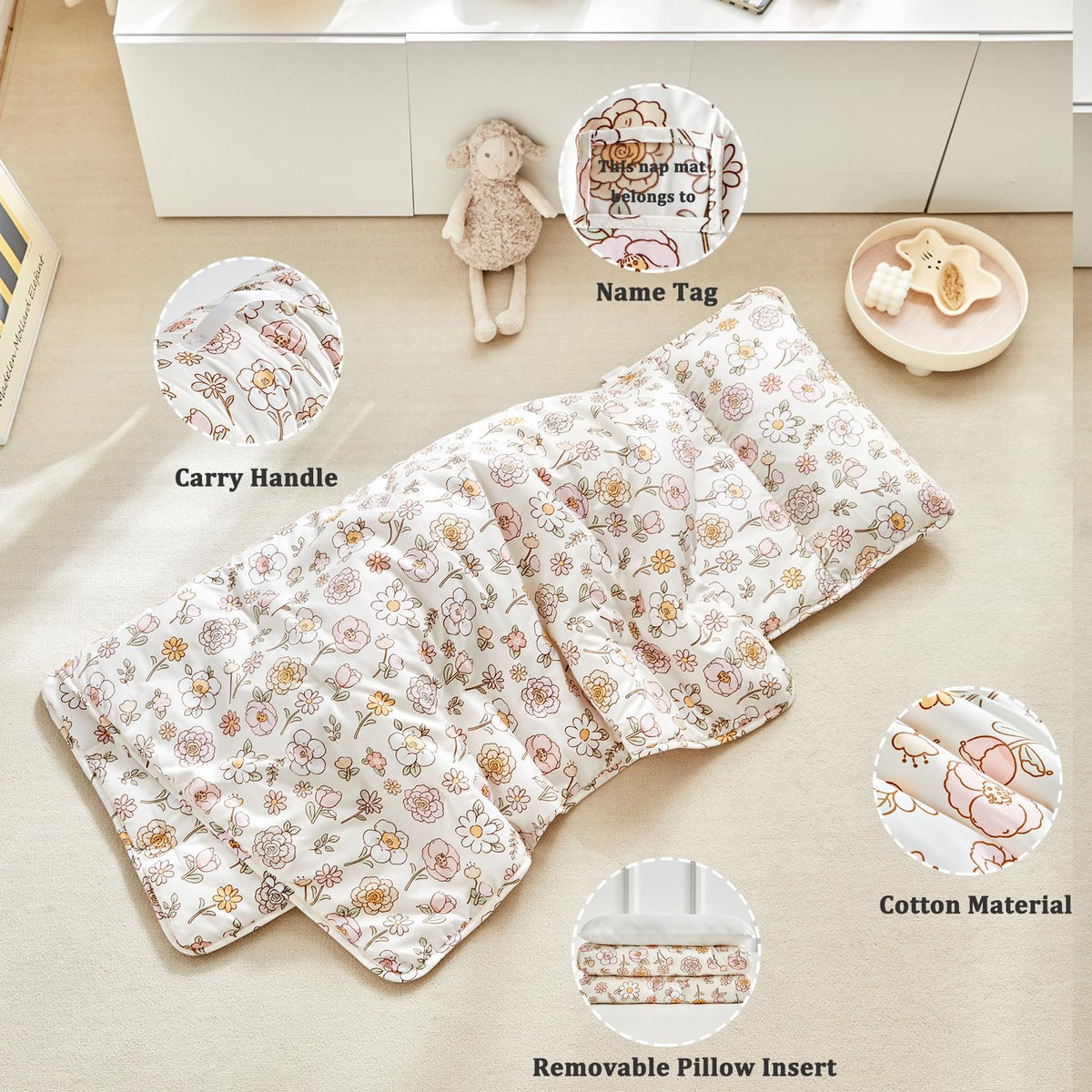 DuShow nap mat suitable for daycare and preschool days