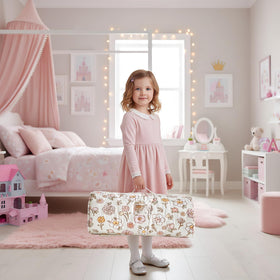 DuShow microfiber-filled, polyester nap mat fabric feels soft and breathable