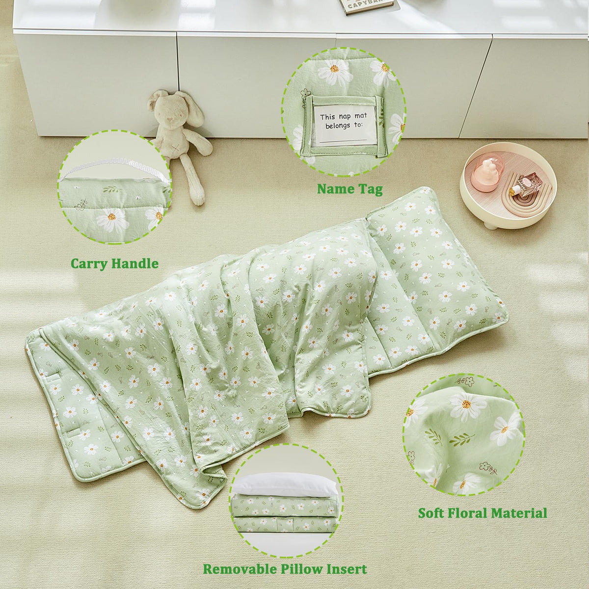 DuShow nap mat name card helps identify your child’s mat at school