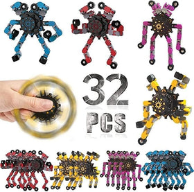 DUBANJOWE transformable robot fidget spinner for creative play and focus.
