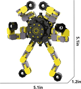 DUBANJOWE transformable robot toy for creative shapes and STEM play.