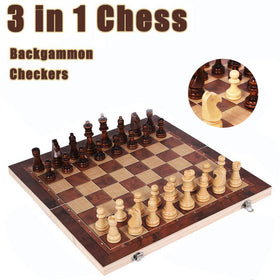 DUBSTAR polished wooden chess pieces with a refined, solid feel