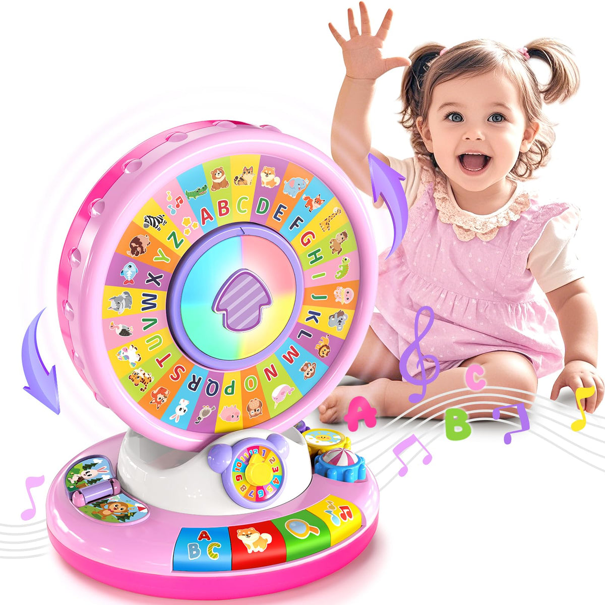 Duchong Alphabet Zoo spins and sings to teach letters