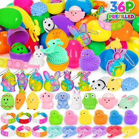Duchong prefilled eggs with diverse designs for quick Easter gifting.