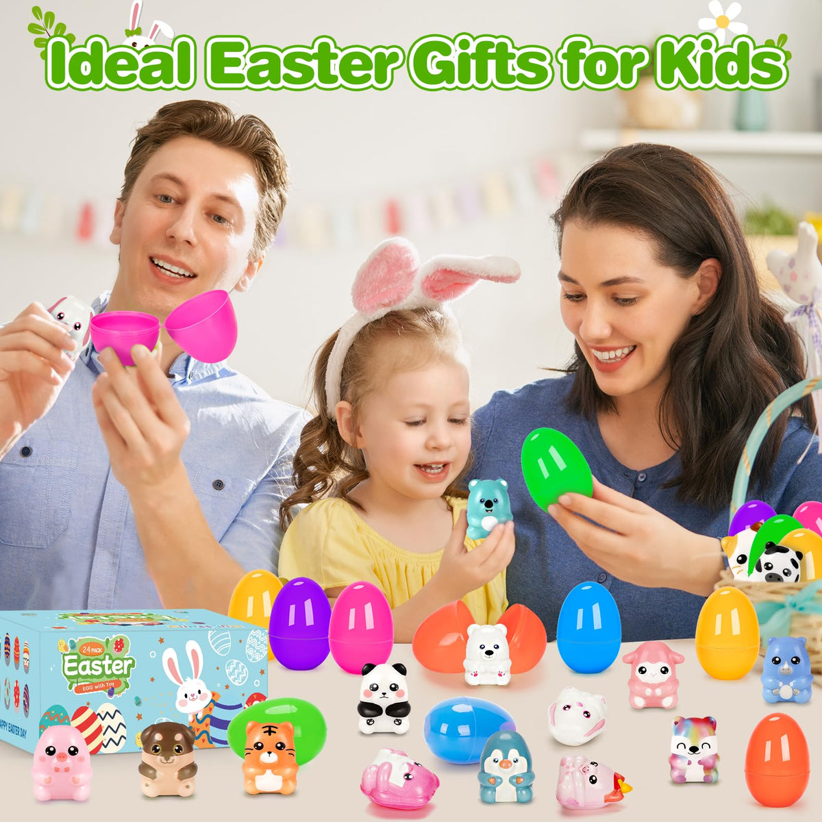 Duchong prefilled eggs for Easter hunt excitement at home or school.
