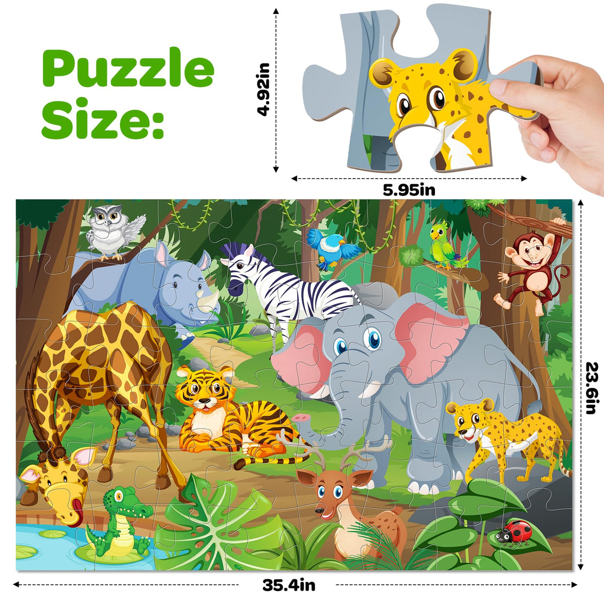 Duchong puzzle illustration guide helps kids place pieces confidently and independently.