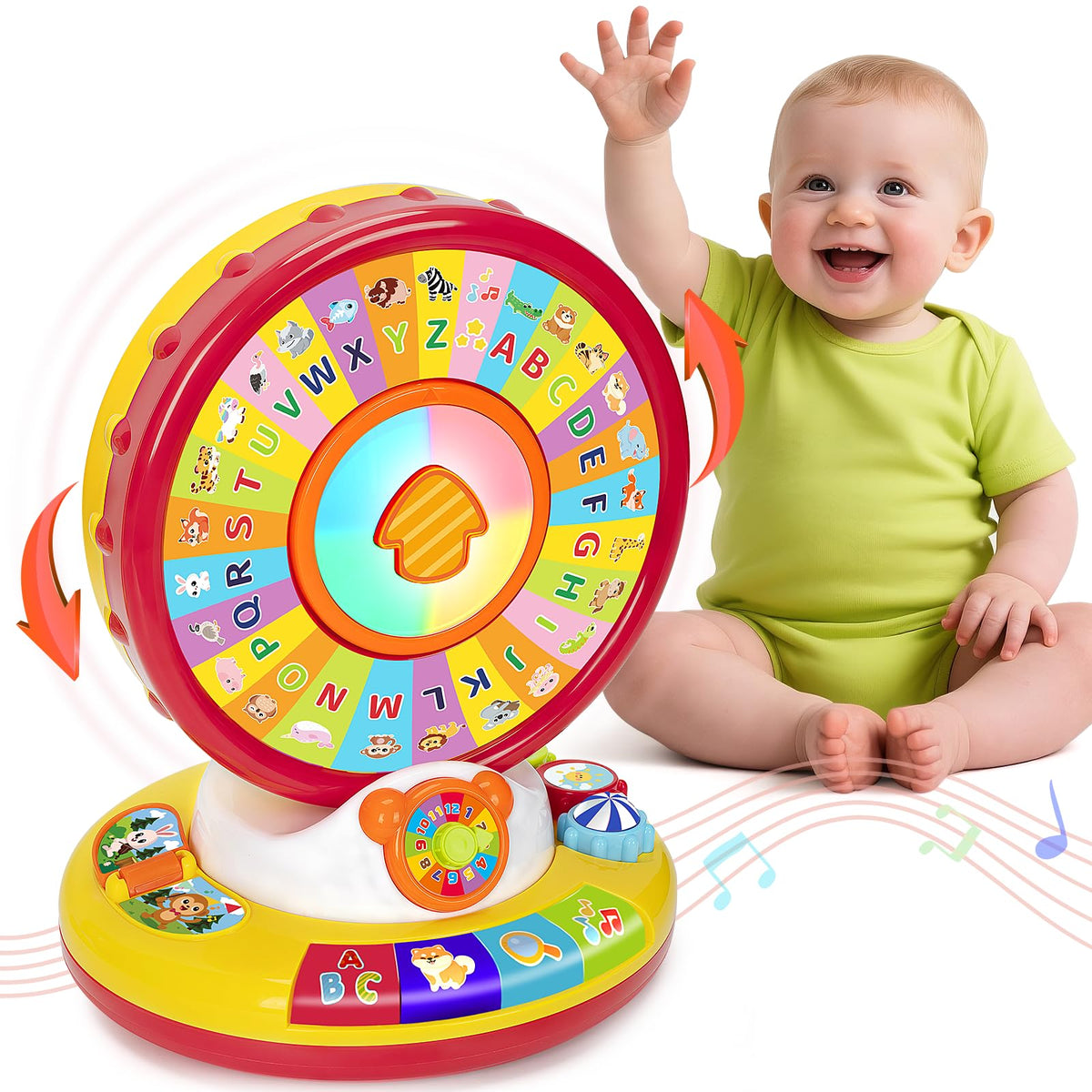 Duchong Learning Toy alphabet spin enhances early letter recognition.