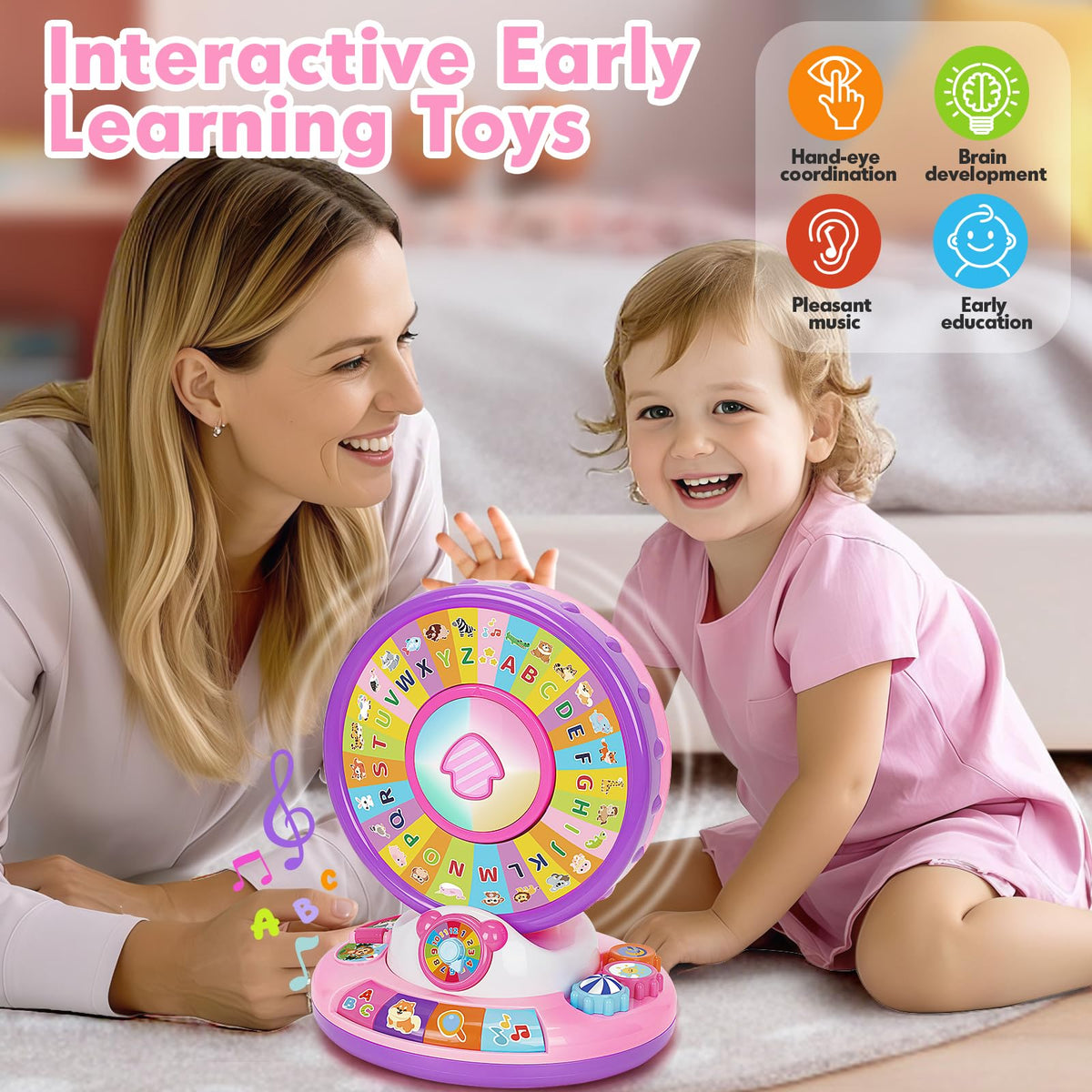 Duchong learning toy offers educational games that support language and listening skills.