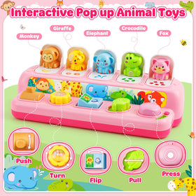 Duchong Pop Up Toy game mode uses light cues to locate animals