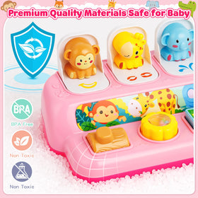 Duchong Pop Up Toy front lever activation boosts fine motor skills