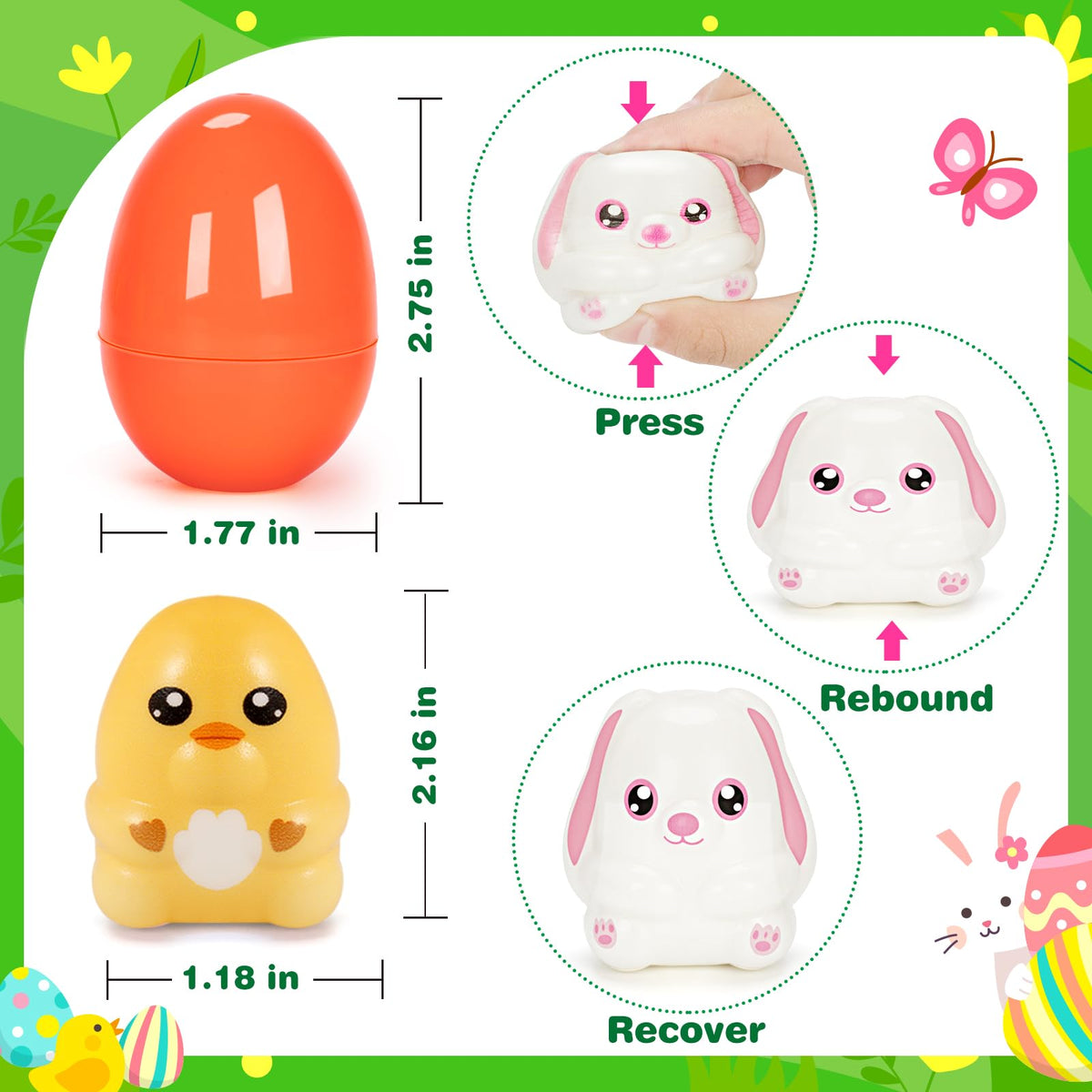 Duchong prefilled Easter eggs simplify classroom rewards and party favors.