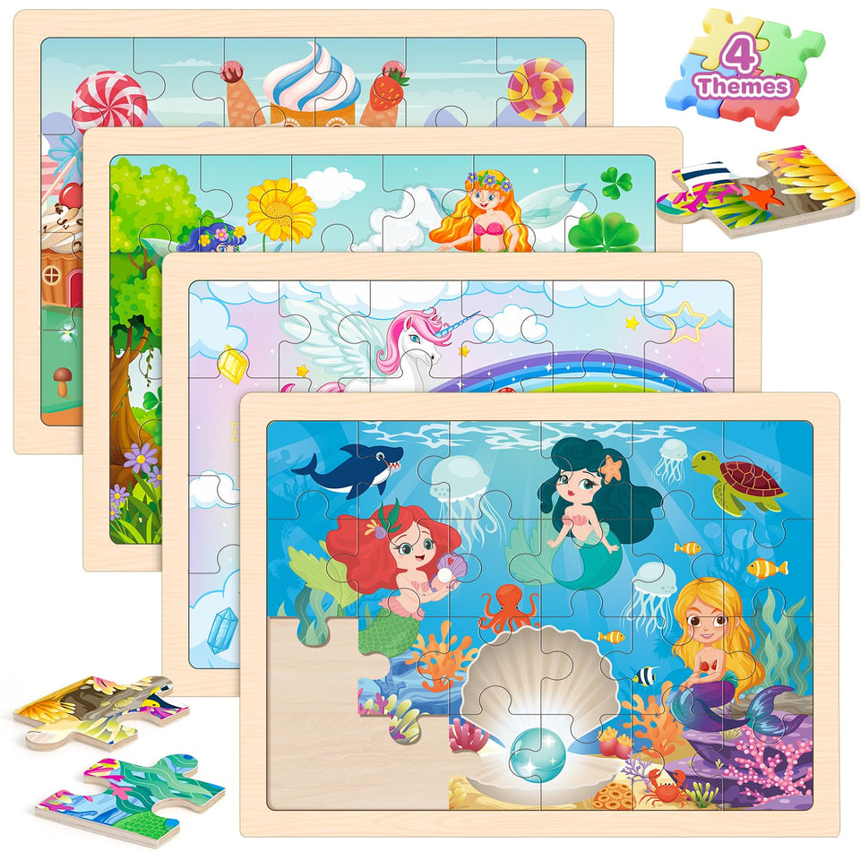 Duchong unicorn 24-piece puzzle for kids boosts focus and problem-solving.