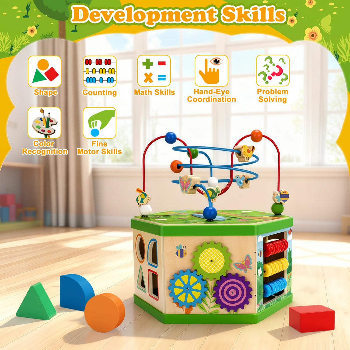 Duchong learning clock on the cube supports time exploration