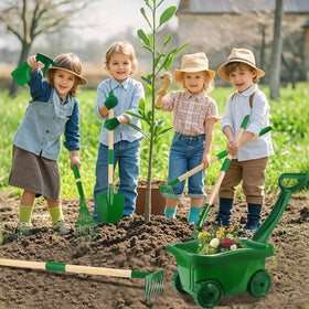 Duckura Garden Rake helps kids boost motor skills while tending tiny plots