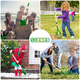 Duckura Kids Gardening Tools Set gloves protect tiny hands during outdoor tasks.