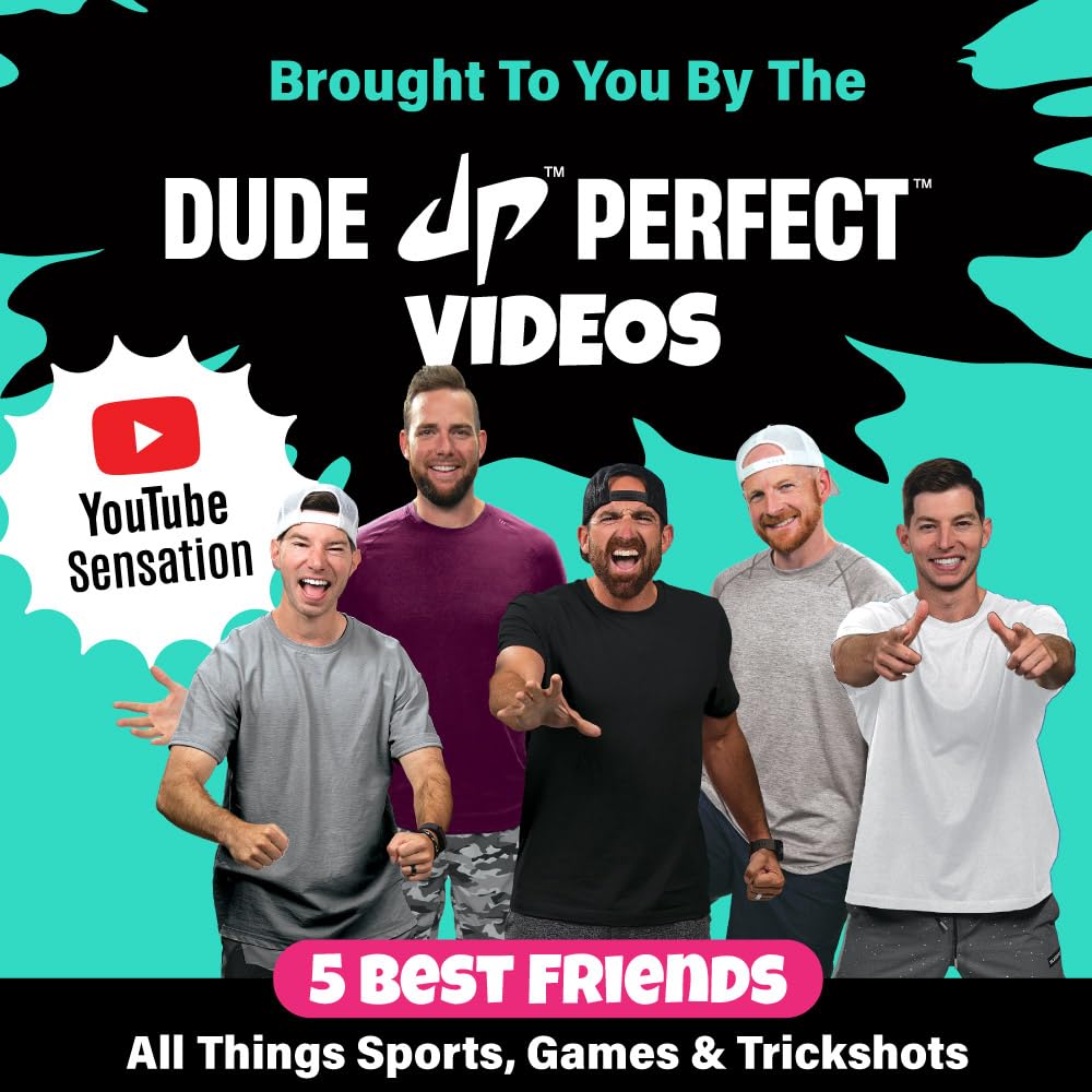 Dude Perfect Foldable design makes setup quick